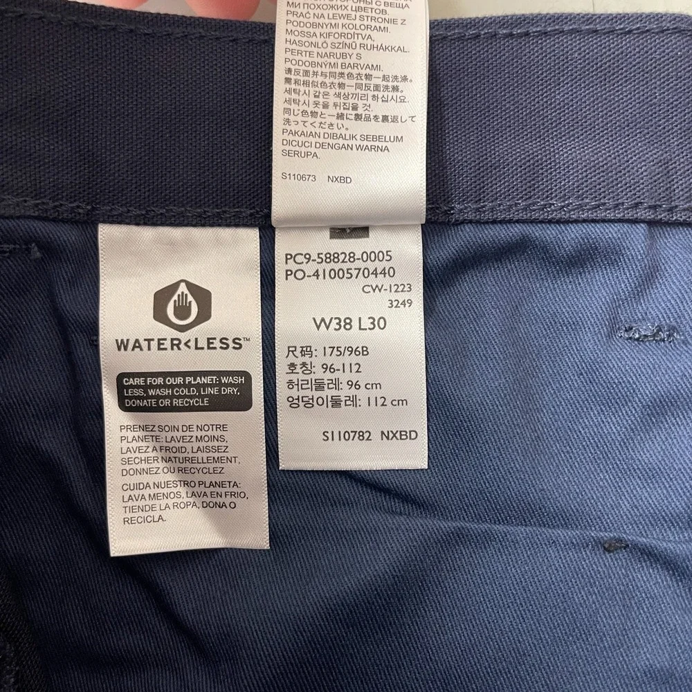 Levis Pants Mens 38x30 Blue 511 Slim Utility Canvas Carpenter Y2K 90s Workwear